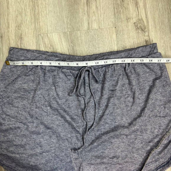 Fashion Nova Gray/Blue Lounge Shorts - Picture 4 of 5